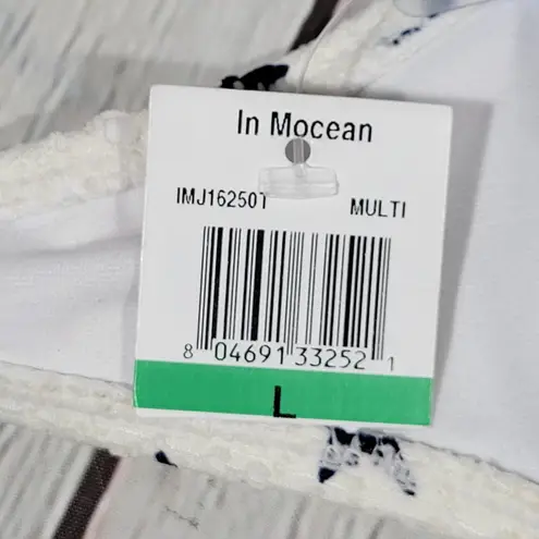 InMocean Star Crochet Bandeau Bikini Top L NWT White Size L