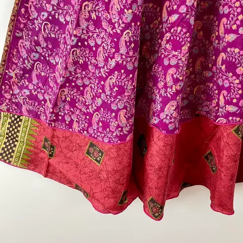 Boutique Reversible Maxi Wrap Skirt BINW413