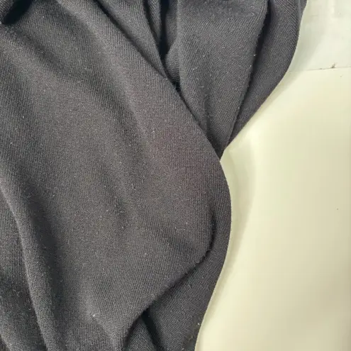 Premise Black Duster Cardigan Womens XL Classic Business Minimalist Pockets Open