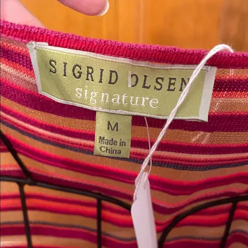 Sigrid Olsen πππBOGOHO πππ Vibrant Multicolor Striped Tunic-Medium - Image 6