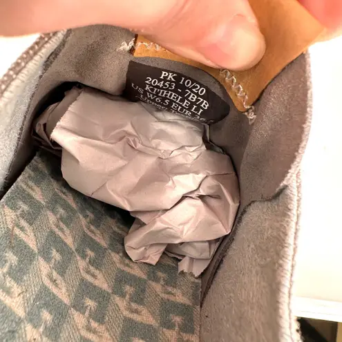 Olukai Ki'ihele Li Canvas & Suede Sneaker Grey Size 6.5 Gray