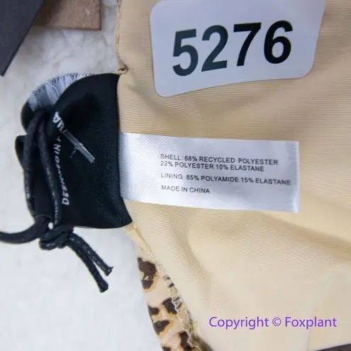 Thrills NEW Free People x mild animal print string bikini bottom, USA XS