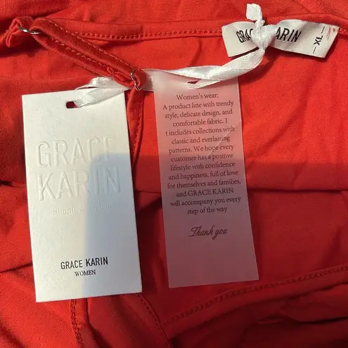 Grace Karin NWT women’s midi loose fit straps dress size XL