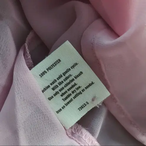 Decree NWOT Sheer Sleeveless Blouse in Orchid Pink | Size S