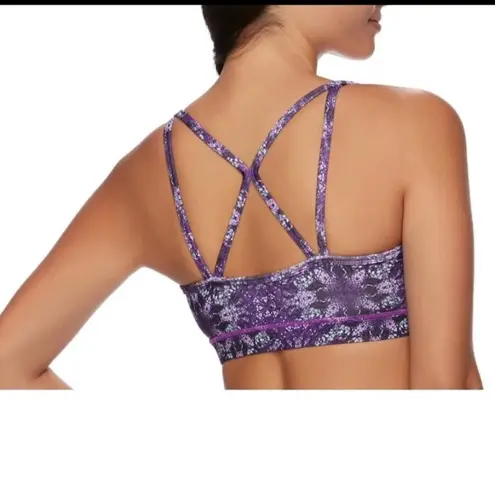 Gaiam Women’s Wire-Free Medium-Impact Strappy Yoga Sports Athletic Workout Bra