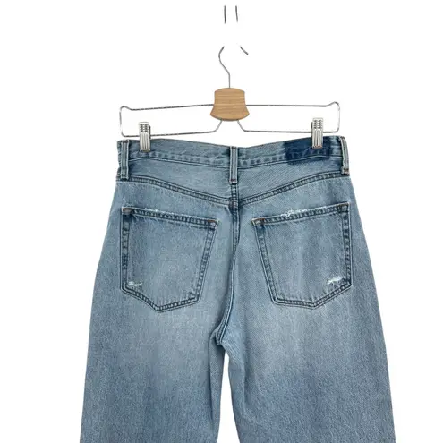 Etica The Tyler Vintage Straight Jeans Denim Light Medium Wash Blue Size 28