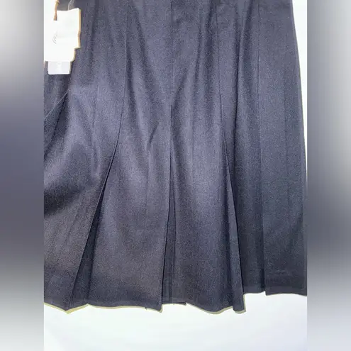 Jones New York Jones NY VINTAGE 100% Worsted Wool midnight Pleated Skirt sz 14 NWT