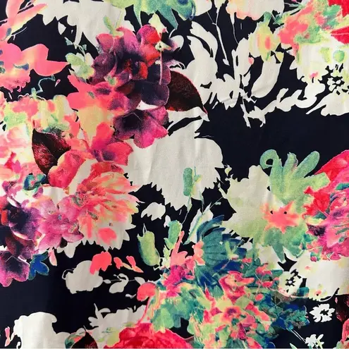 12PM By Mon Ami Floral Scalloped Dress Size Medium Pink