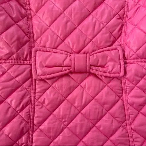Kate Spade  Pink Quilted Puffer Jacket Size Large