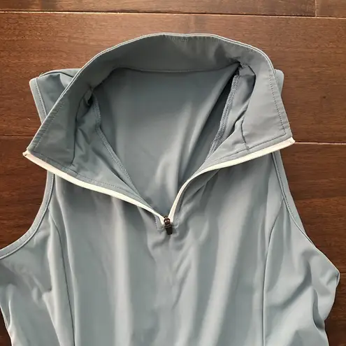 Womens Tennis Golf Workout Pickleball Athletic Dress Size Large with Shorts Blue