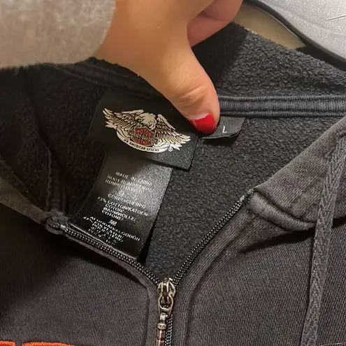 Harley Davidson  Women’s Size L Zip Up Sweatshirt