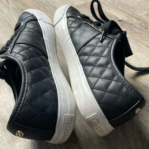 G by Guess Faux Leather Quilted Shoes Size 6