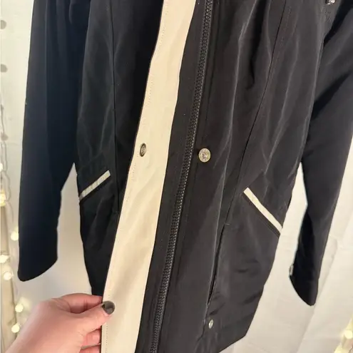 Braetan Black and Tan Utility Jacket with Quilted Texture