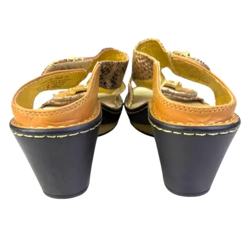 Alegria Lara Posh Gold Sandals EUC $110 Size 38 US 8/8.5 S3495