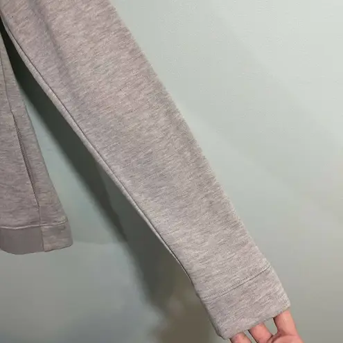 Nike  Women's Light Grey Dri-fit Cowl Neck Pullover Sweatshirt Size S