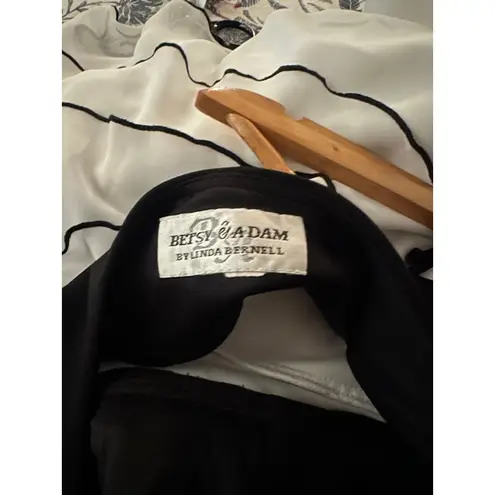 Betsy and Adam Women's Dress, Size Small White & Black