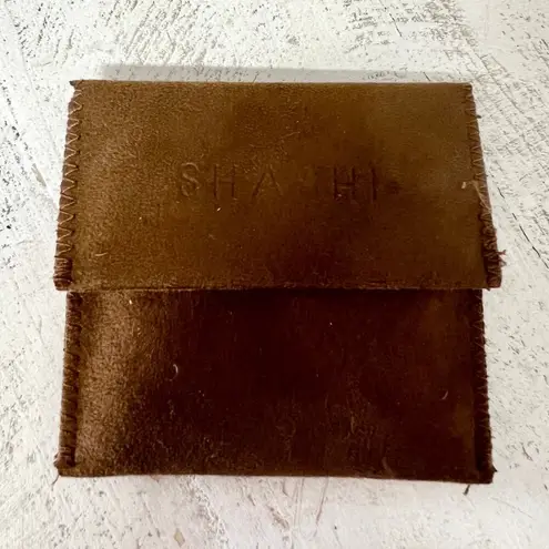 Shashi Aisha Rainbow Purple Crystal Beaded Necklace with Leather Pouch