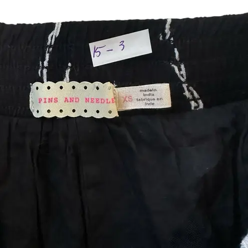 Pins and Needles Blue Floral Lined Pleated Skirt Women Size XS | 15