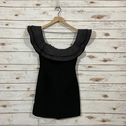 C/MEO COLLECTIVE Catch and Release Mini Dress - Black - Small