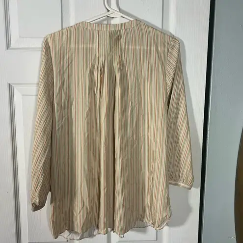 NYDJ Pastel Striped Shirt