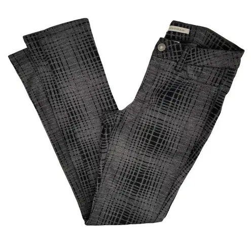 Canyon River Blues High Waisted Plaid Skinny Jeans Pants Small
