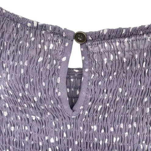 Fourteen & 9th Polka Dot Ruffle Open Back Dress