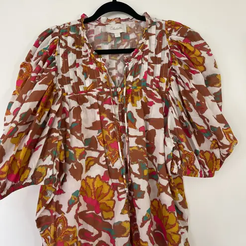 Cleobella $148 Zola Blouse 100% Organic Cotton Shea Women's Size XL