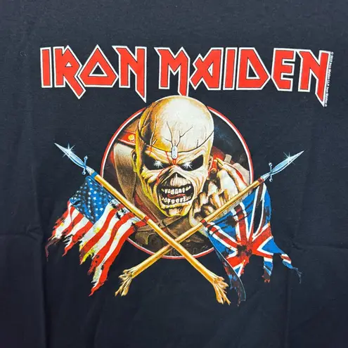 Iron Maiden The Trooper Eddie & Flags Heavy Metal Band Tee M