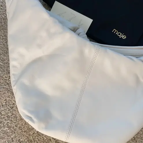 Maje leather bow bag