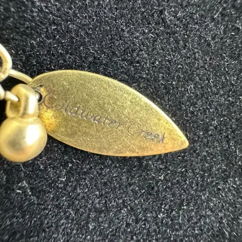 Coldwater Creek Multi Layer Gold Tone Chain Link Evening Formal Wear Necklace