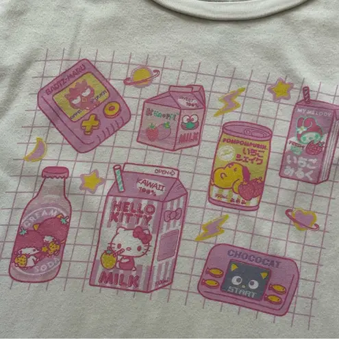 Sanrio Kawaii Groceries Tee Hello Kitty & Friends Pastel Size Medium