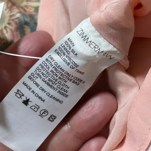 Zimmermann NWOT  silk dress