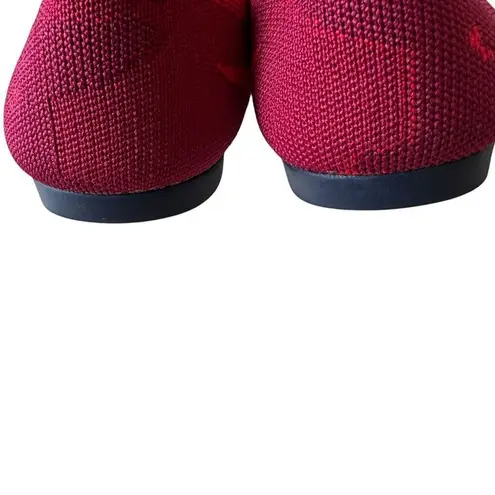 Rothy’s Women’s Red Camo Pointed Toe Ballet Flats Sz 10.5