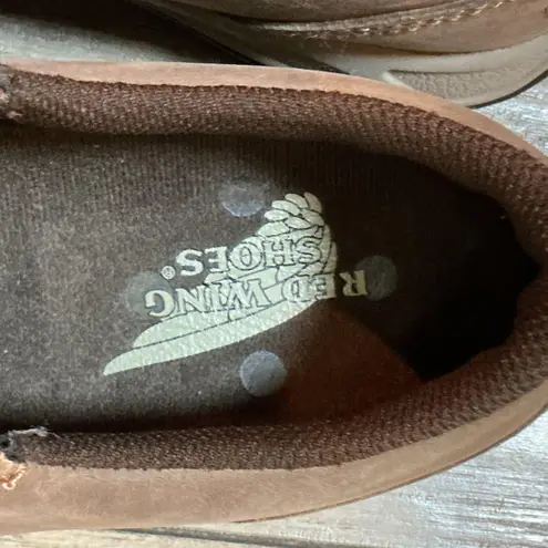 Red Wing Shoes Womens Slip On Clogs Leather Comfort Shoes Size 5 B Brown