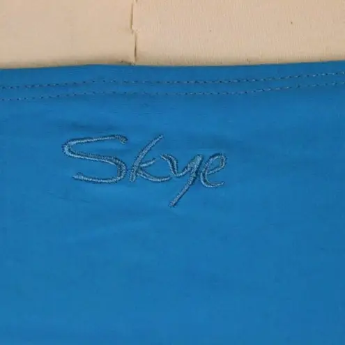 Skye Swimwear NWT Vintage Y2K Skye Turquoise Bikini Set Retro Push-Up Bra Style w/ Silver