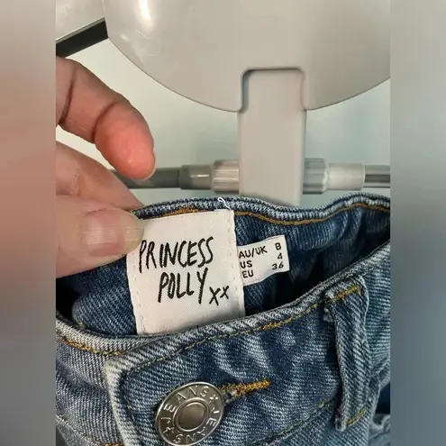 Princess Polly  Size 4 distressed denim Women’s‎ Jeans B12