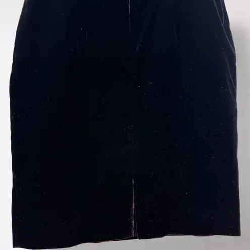 Vintage Ninety Brand Deep Purple Romantic Velvet Dress 6 Formal Sexy Party Prom