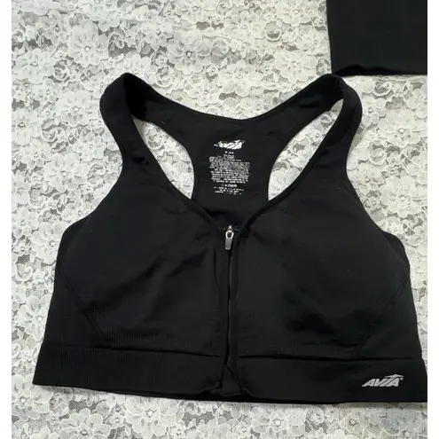 Lot Of 5 Bras, Warner’s, Avia, HealthyYoga, Wireless, Sports Bras, Front Open,XL Black