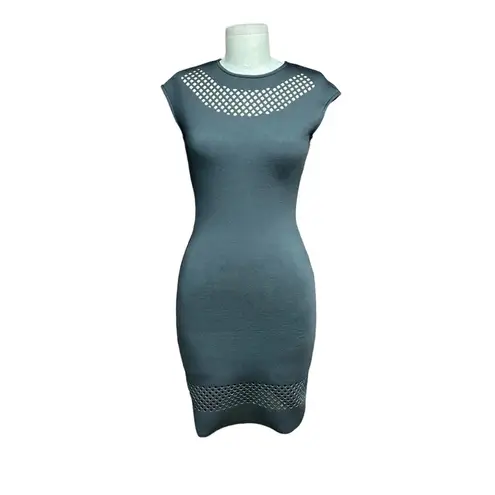 Torn By Ronny Kobo Morgan Laser Cut Dress Black Size XS