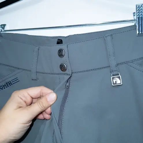 New Romfh Desert Sage Gray Isabella Full Grip Equestrian Riding Breeches 28R Size 28