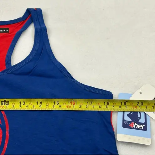 Nba Philadelphia 76ers 4 Her Basketball 5th & Ocean Blue Tank Top Shirt Women L