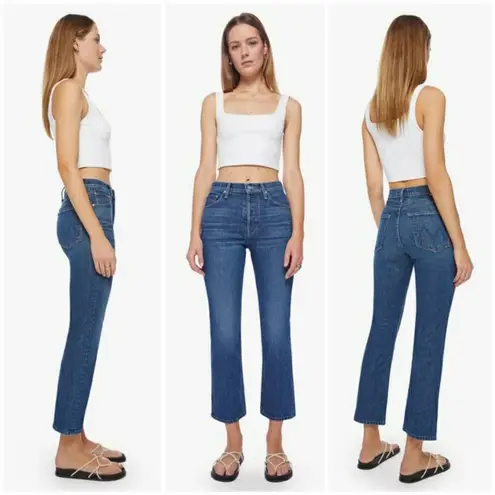 đź’•MOTHER SUPERIORđź’• The Tomcat Ankle Jeans ~ Cannonball Button Fly 30 NWT Blue