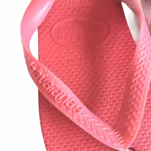 Havaianas Top  𓆉 Flip Flop Sandals 𓆉 Brazilian Beach Sandals 𓆉 Solid Pink