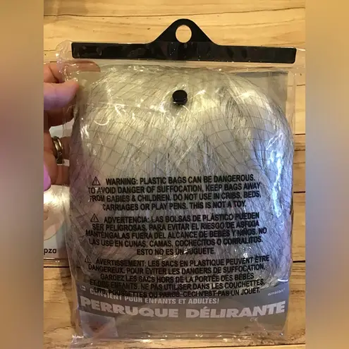 Crazy wig silver & grey adult or child