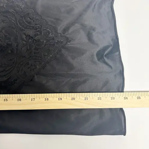 Vanity Fair Womens Vintage Y2k 90s Whimsigoth Witchy Dark Lace Cami Top Size XL