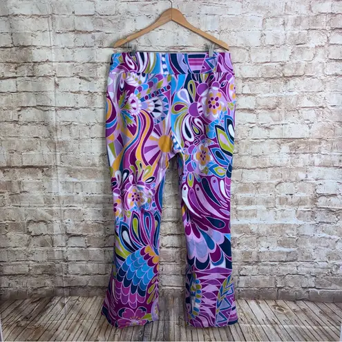 Lesley Evers Erika Pant in Shakalaka Lilac Plus Size 2X Purple