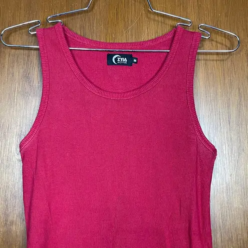 Zyia Active Woman’s Red Cali Sporty Casual Tank Size Medium
