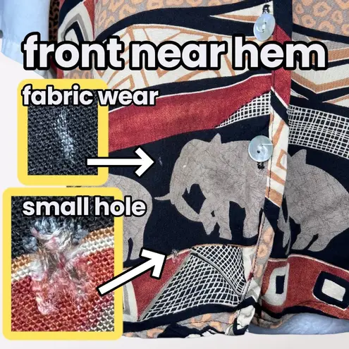 Bobbie & Brooks Vintage Bobbie Brooks Animal Print Button Up Shirt XL