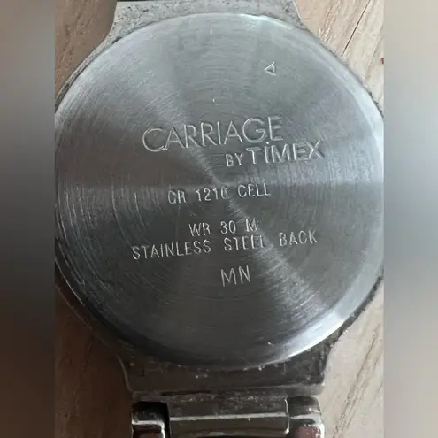 Carriage Ladies Watch Stainless Bracelet White Dial