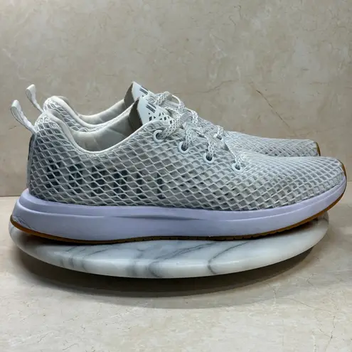 Nobull  Women's Diamond Mesh Runner White‎ Gum Running Shoes Sneakers Size US 9